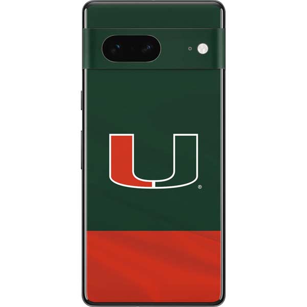 University of Miami Hurricanes Flag Pixel Skins