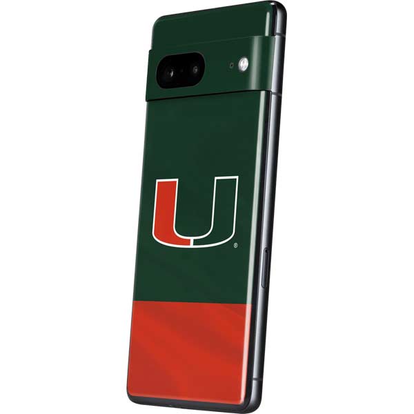 University of Miami Hurricanes Flag Pixel Skins
