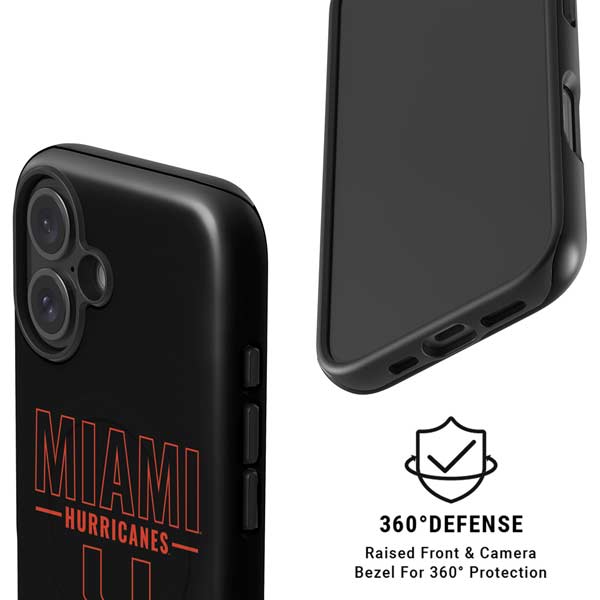 University of Miami Hurricanes iPhone 16 Plus Magsafe Impact Case