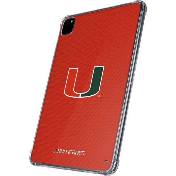 University of Miami Hurricanes Jersey iPad Pro 11in (2024) Clear Case