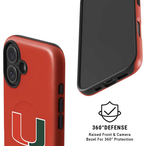 University of Miami Hurricanes Jersey iPhone 16 Magsafe Impact Case