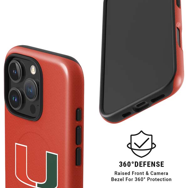 University of Miami Hurricanes Jersey iPhone 16 Pro Magsafe Impact Case