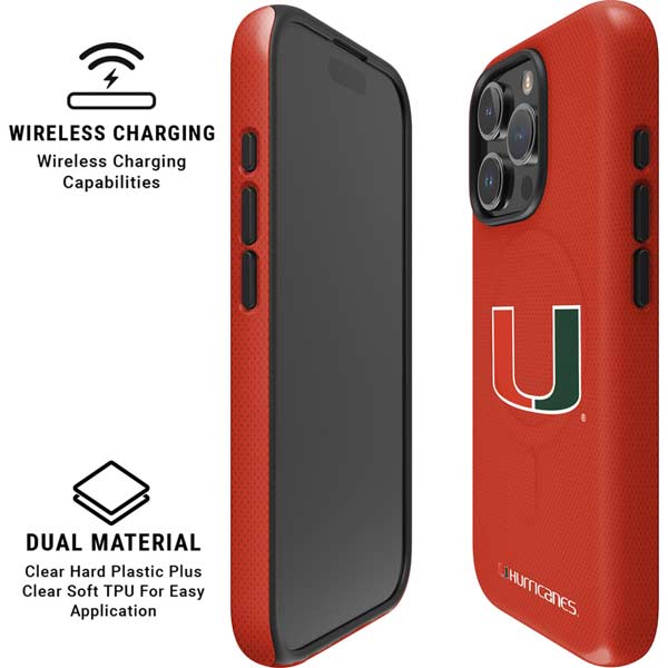 University of Miami Hurricanes Jersey iPhone 16 Pro Magsafe Impact Case