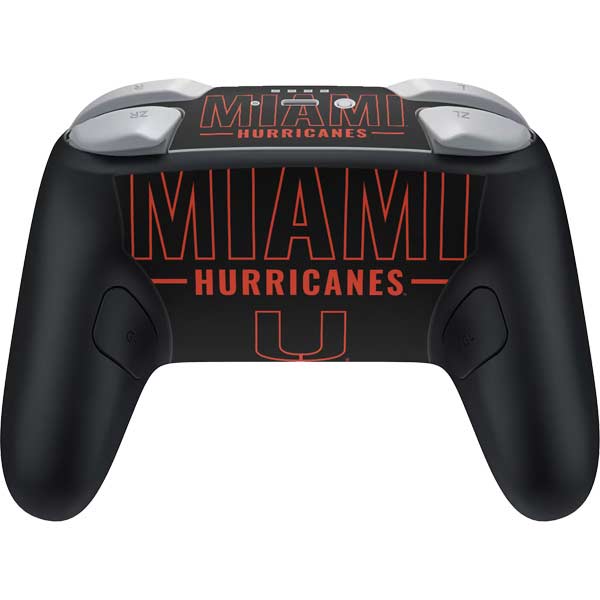 University of Miami Hurricanes Nintendo Switch 2 (2025) Pro Controller Skin
