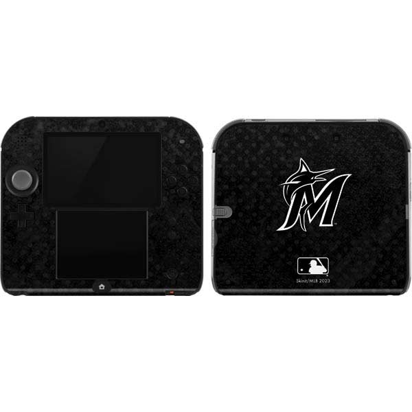MLB Miami Marlins Dark Wash Nintendo Skins