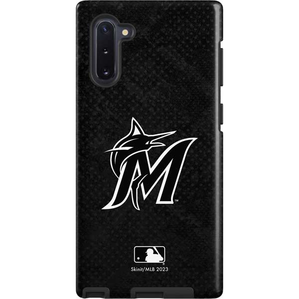 MLB Miami Marlins Dark Wash Galaxy Cases