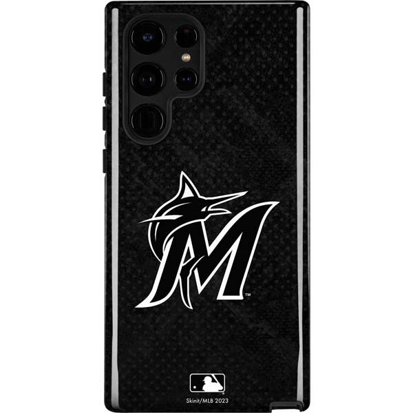 MLB Miami Marlins Dark Wash Galaxy Cases