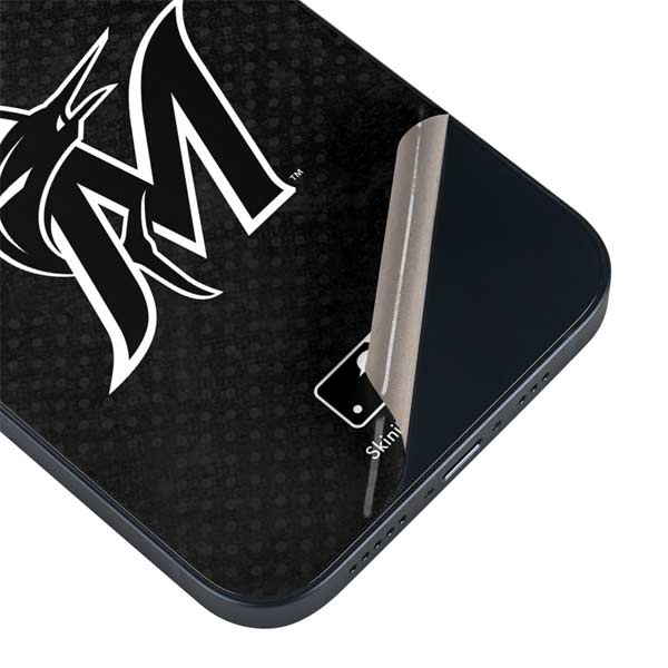 MLB Miami Marlins Dark Wash iPhone Skins