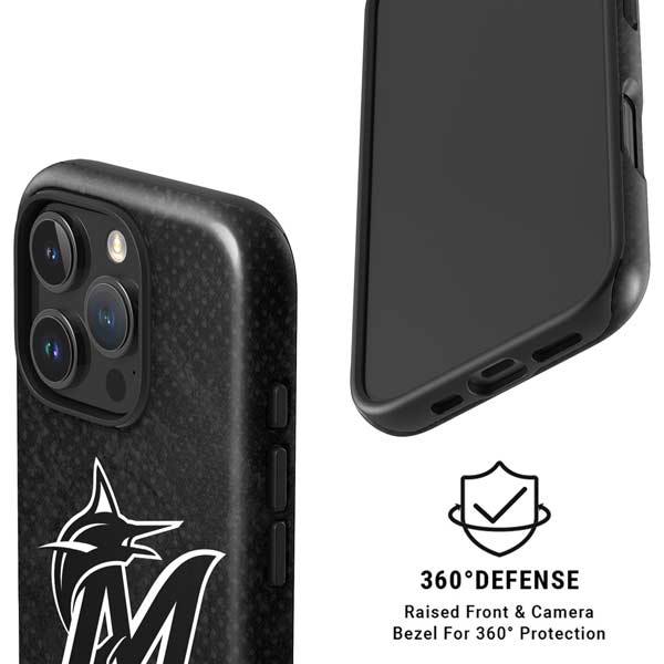 MLB Miami Marlins Dark Wash iPhone 16 Pro Magsafe Impact Case