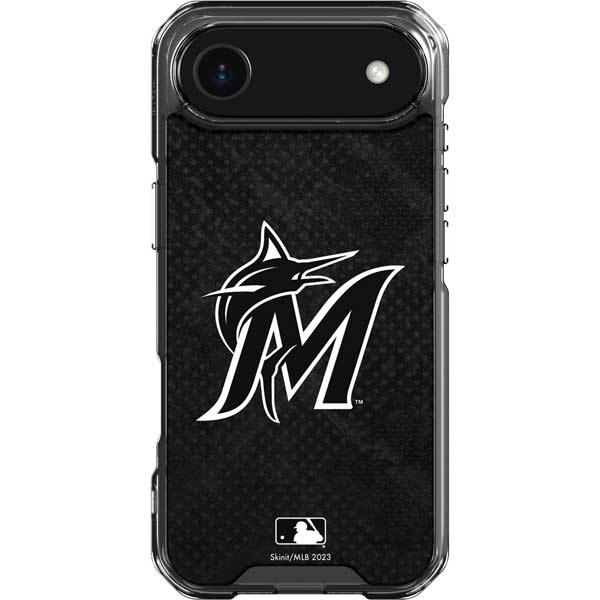MLB Miami Marlins Dark Wash iPhone 17 Air Clear Case