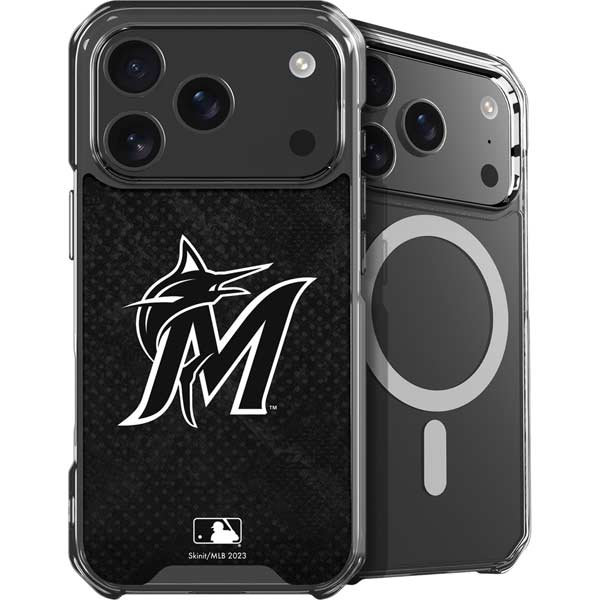 MLB Miami Marlins Dark Wash iPhone 17 Pro Max MagSafe Case