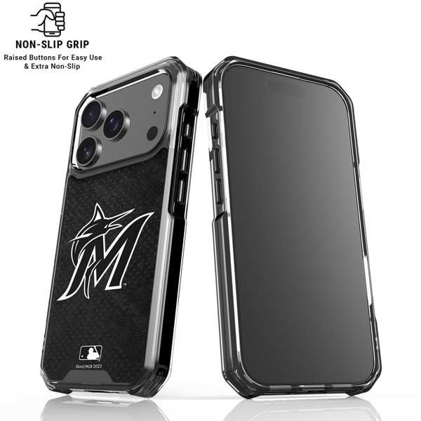 MLB Miami Marlins Dark Wash iPhone 17 Pro Max MagSafe Case
