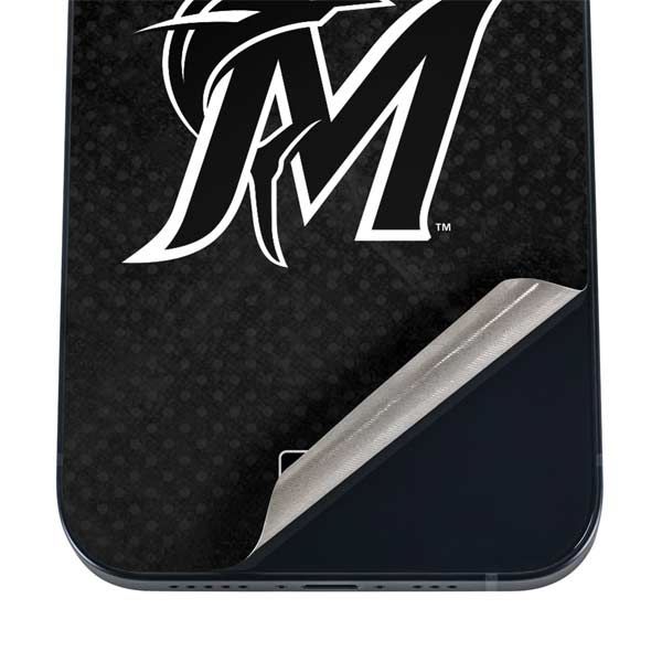 MLB Miami Marlins Dark Wash iPhone 17 Pro Skin