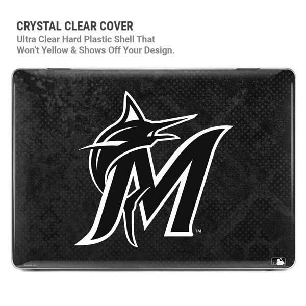 MLB Miami Marlins Dark Wash MacBook Cases