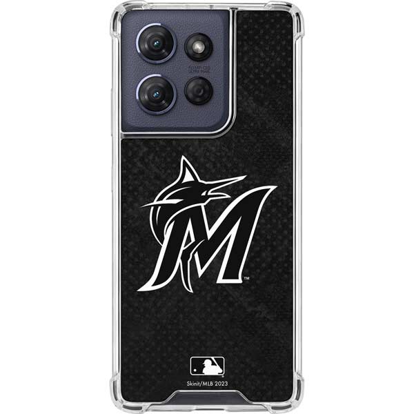 MLB Miami Marlins Dark Wash Moto G Play 5G (2025) Clear Case