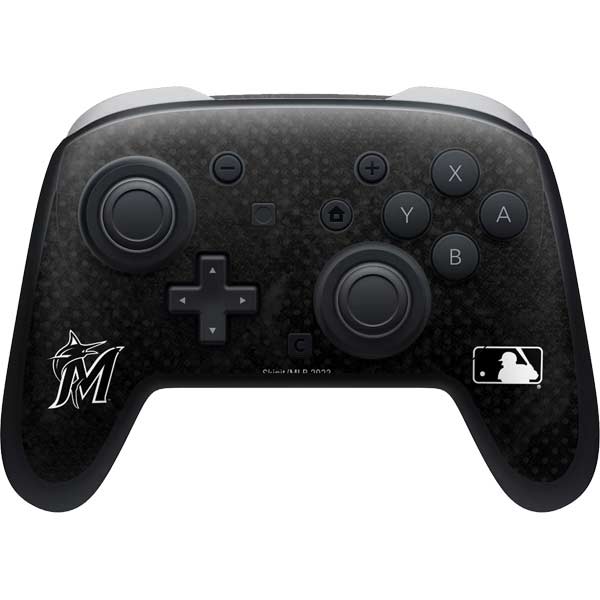 MLB Miami Marlins Dark Wash Nintendo Skins