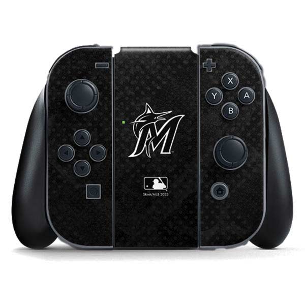MLB Miami Marlins Dark Wash Nintendo Skins