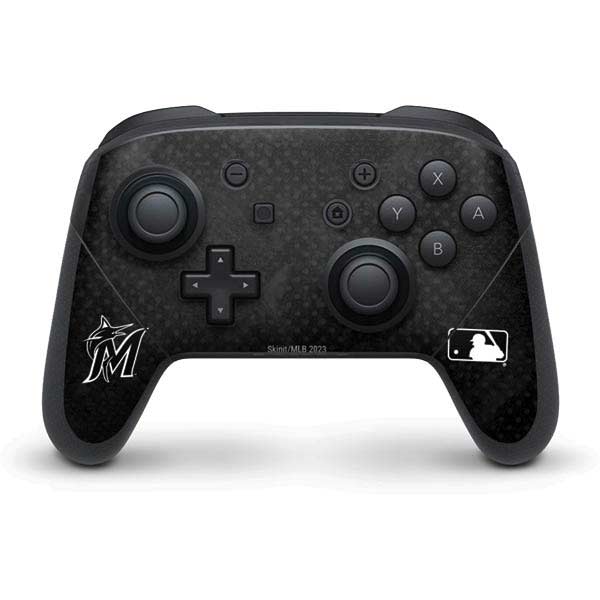 MLB Miami Marlins Dark Wash Nintendo Skins