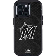 MLB Miami Marlins Dark Wash Otterbox Defender iPhone Skin