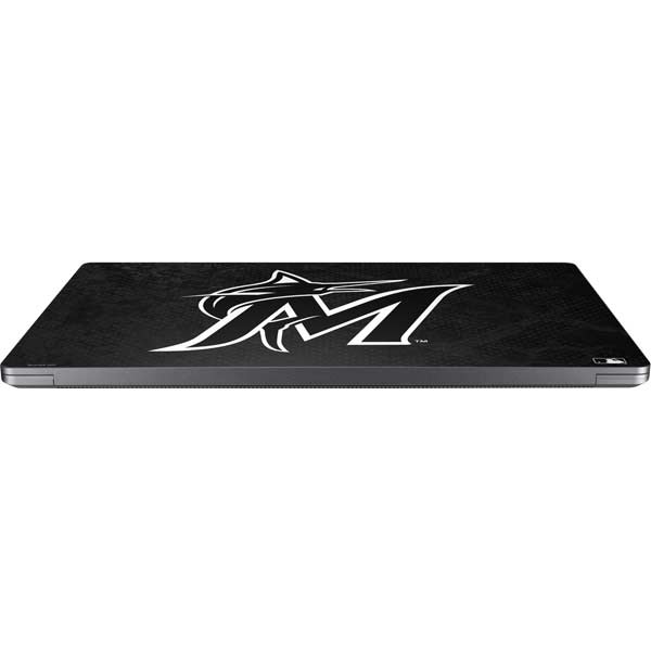 MLB Miami Marlins Dark Wash Laptop Skins