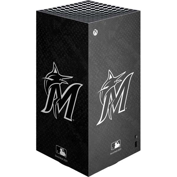 MLB Miami Marlins Dark Wash Xbox Series X Skins
