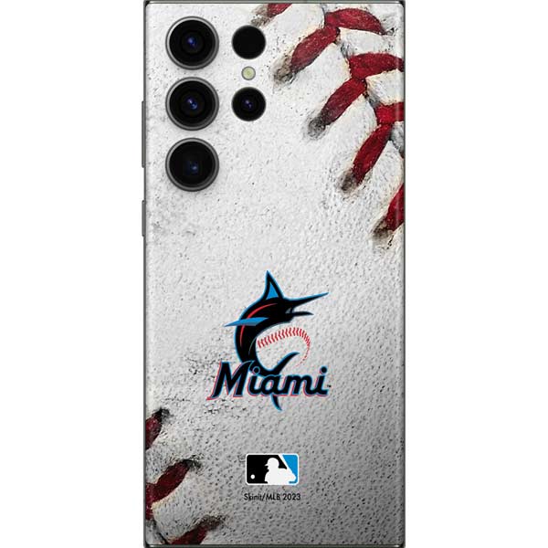MLB Miami Marlins Game Ball Galaxy Skins