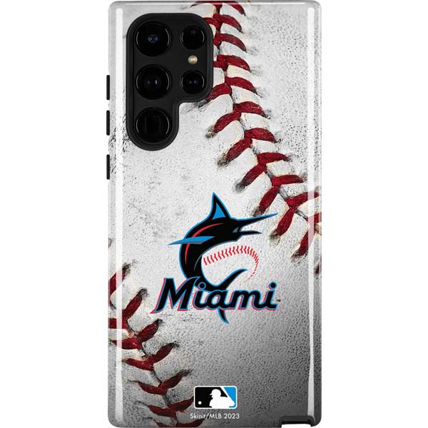 MLB Miami Marlins Game Ball Galaxy Cases
