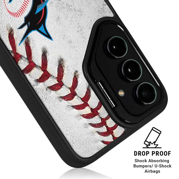 MLB Miami Marlins Game Ball Galaxy S26 Ultra Kickstand Case