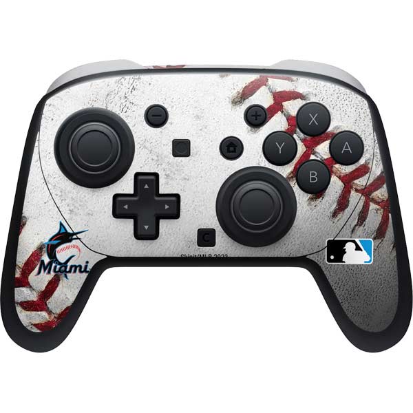 MLB Miami Marlins Game Ball Nintendo Skins