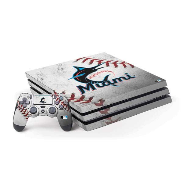 MLB Miami Marlins Game Ball PlayStation PS4 Skins