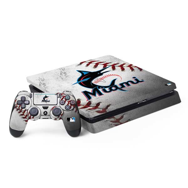 MLB Miami Marlins Game Ball PlayStation PS4 Skins