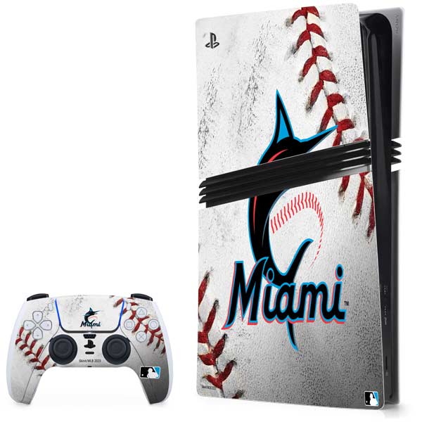 MLB Miami Marlins Game Ball PlayStation PS5 Skins