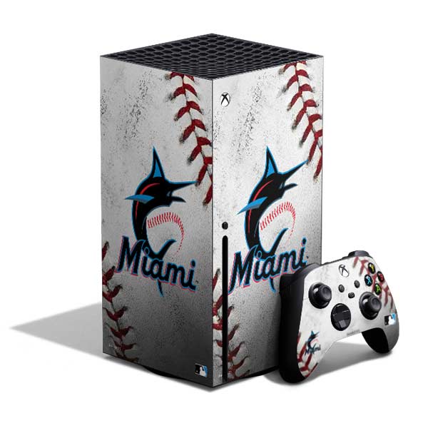 MLB Miami Marlins Game Ball Xbox Series X Skins