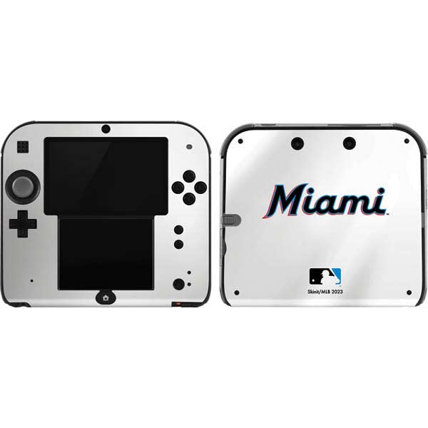 MLB Miami Marlins Home Jersey Nintendo Skins