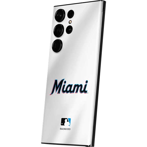 MLB Miami Marlins Home Jersey Galaxy Skins