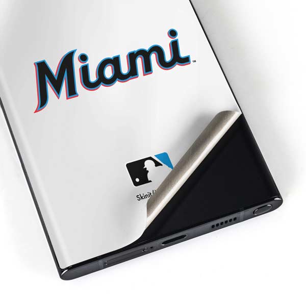 MLB Miami Marlins Home Jersey Galaxy Skins