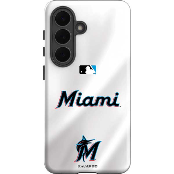 MLB Miami Marlins Home Jersey Galaxy S26 Plus Impact Case