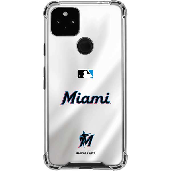 MLB Miami Marlins Home Jersey Pixel Cases