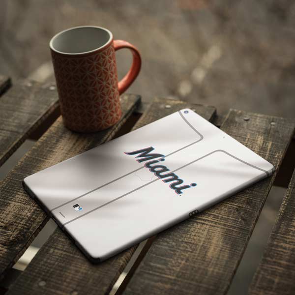 MLB Miami Marlins Home Jersey iPad Skins