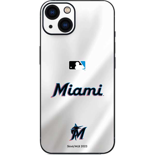 MLB Miami Marlins Home Jersey iPhone Skins