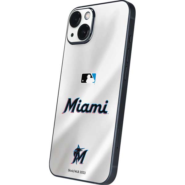 MLB Miami Marlins Home Jersey iPhone Skins