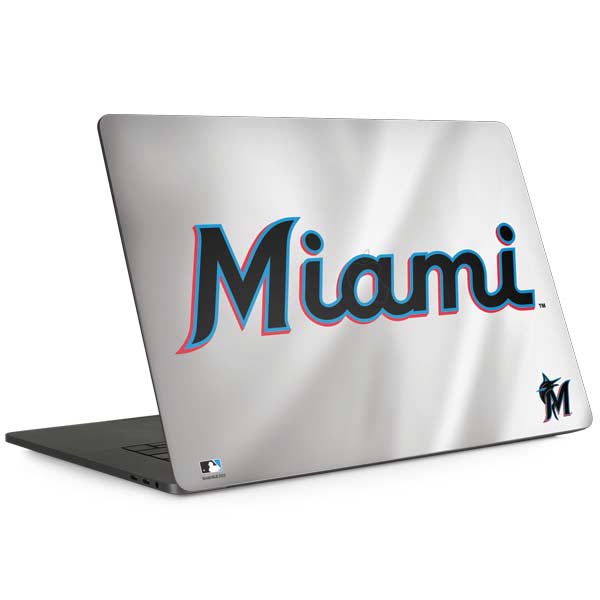 MLB Miami Marlins Home Jersey MacBook Skins