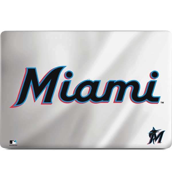 MLB Miami Marlins Home Jersey MacBook Skins