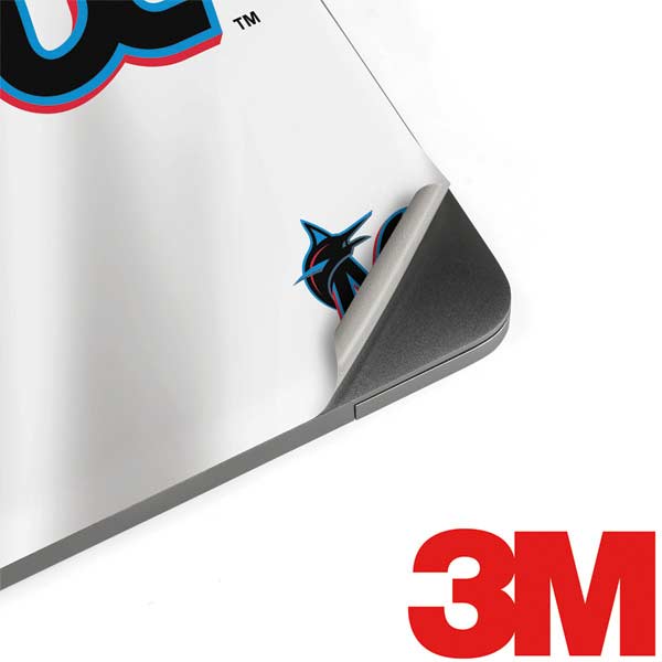 MLB Miami Marlins Home Jersey MacBook Skins
