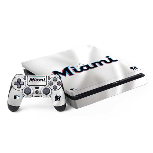 MLB Miami Marlins Home Jersey PlayStation PS4 Skins