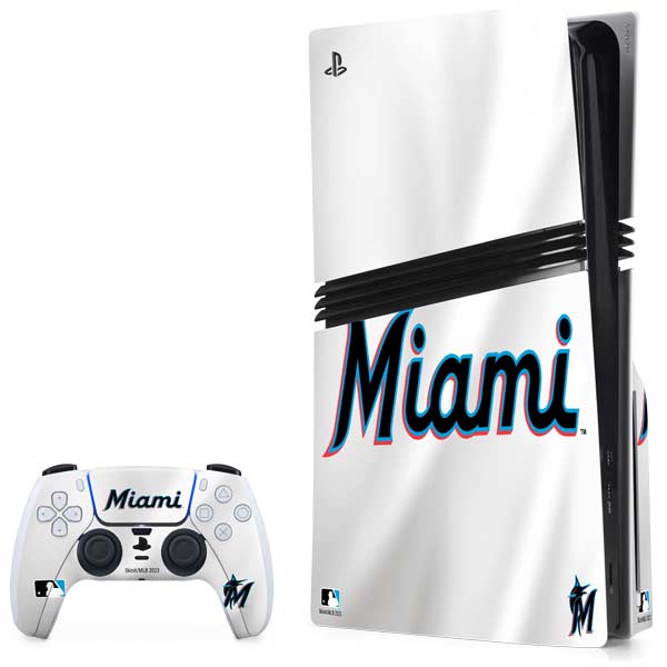 MLB Miami Marlins Home Jersey PlayStation PS5 Skins