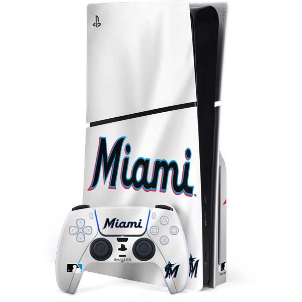 MLB Miami Marlins Home Jersey PlayStation PS5 Skins