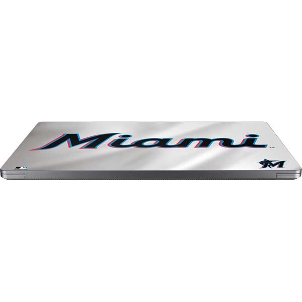 MLB Miami Marlins Home Jersey Laptop Skins