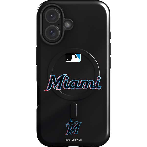 MLB Miami Marlins Jersey Alternate iPhone 16 Magsafe Impact Case
