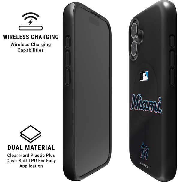MLB Miami Marlins Jersey Alternate iPhone 16 Plus Magsafe Impact Case